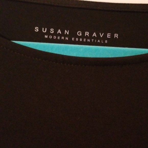 Susan Graver Tank Black - Picture 3 of 4